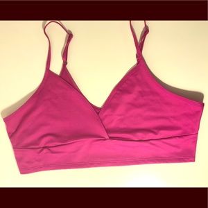 Pink magenta Victoria secret sport bralette crop